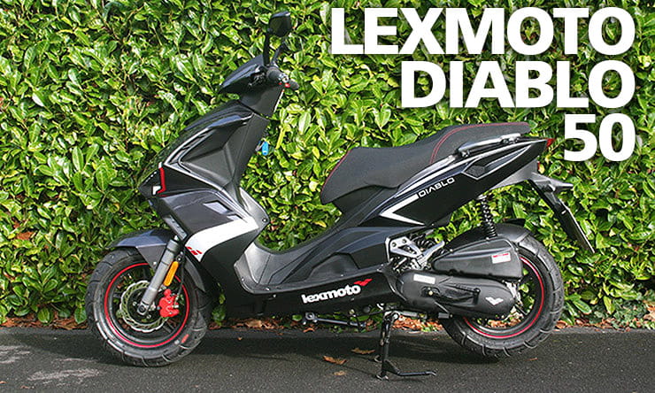 Lexmoto Diablo 50 tested – restricted sports moped, learner legal, slow but fun